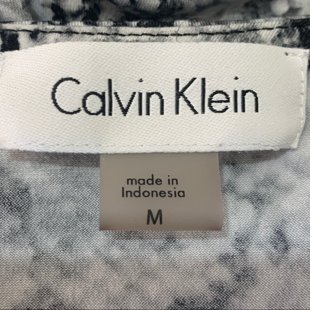 Calvin Klein Black & White Python Print Sleeveles… - image 8